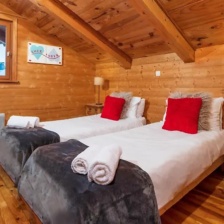 Cote Coeur, La Tania, With Outdoor Hot Tub And 7 Ensuite Chalet La Tania